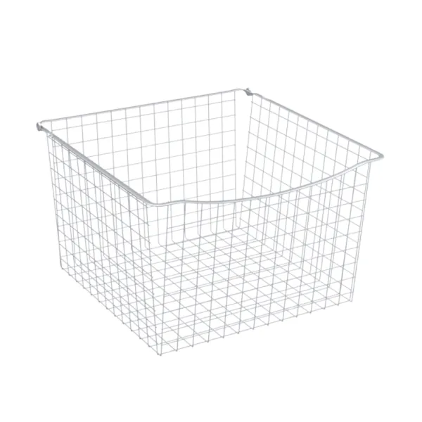 Wire basket Norscan, W600mm, H330mm, Ø500mm, dark grey