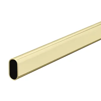 Wardrobe rail OVA, 30x15x0.7mm, L3000mm, black