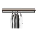Tube rectangular with gasket 30x8mm L2000mm gray