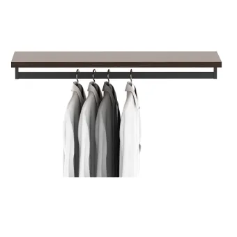 Tube rectangular with gasket 30x8mm L2000mm gray