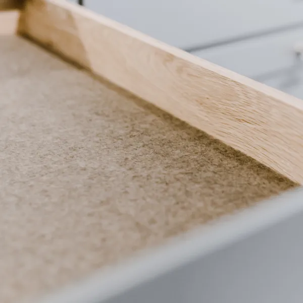 Insert felt mat XLNT Inlay, W473mm, hazel