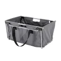 Collector with frame Handy, 440x270mm, H220mm, silver/dark grey