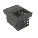 Pull out waste bin Select Side Eco, W400mm, dark grey