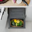 Šiukšliadėžė ištr. Select Side Eco 400 antracitas