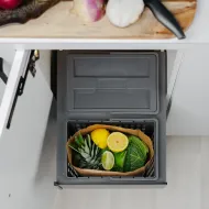 Šiukšliadėžė ištr. Select Side Eco 400 antracitas