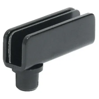 Hinge, for glass/wood constructions, inset mounting, opening angle 110°