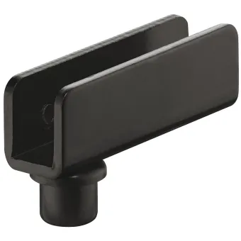 Hinge, for glass/wood constructions, inset mounting, opening angle 110°