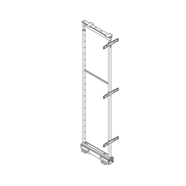 Pull out larder unit frame 859 Hyper, W150mm, H1885-2285mm, anthracite