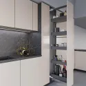 Pull out larder unit frame 859 Hyper, W150mm, H1885-2285mm, anthracite