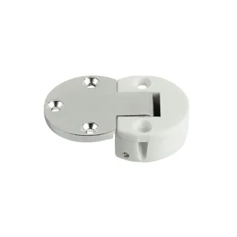 Flap hinge 90° Plano-Medial, zinc alloy, burnished