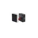 Invis. Mifare1 Lock "Mini" W/Card Reader & Code Panel, ABS, Black, 61x61x22mm SISO DK logo No Accessories, No Striker or Batteries