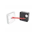 Spynelė elektroninė MIFARE1 MINI 61x61x22mm, juoda su klaviatūra