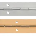 Piano hinge, for screw fixing, stainless steel