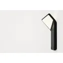 Wall luminaire WINGLET CL, set of 3 pcs, black, 2700K with charging station