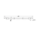 Skersinis kelnėms ištraukiamam rėmui DressCode, L498mm, balta