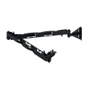Cable managment arm Wing, for drawer rear panels and movable furniture parts, black