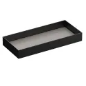 Stalčius su aliuminio fasadu MODUS H140mm, G448/488mm, P900-1199mm, tamsi ruda metallic