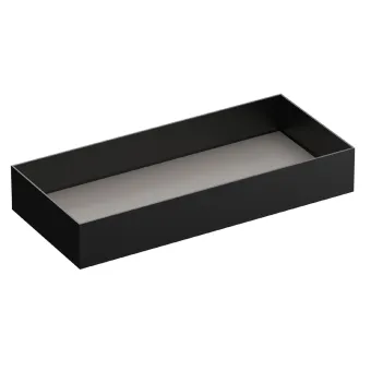 Stalčius su aliuminio fasadu MODUS H172mm, G448/488mm, P600-899mm, tamsi ruda metallic