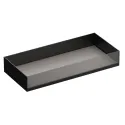 Stalčius su stiklo fasadu MODUS H172mm, G448/488mm, P450-599mm, tamsi ruda metallic