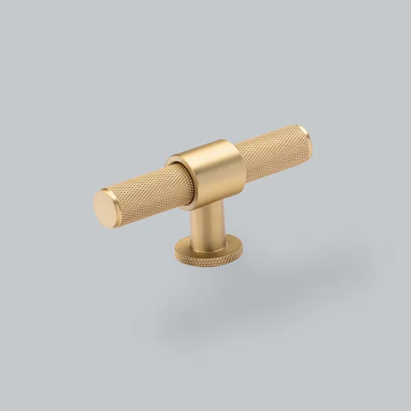 Knob Belgravia T L82mm polished nickel 