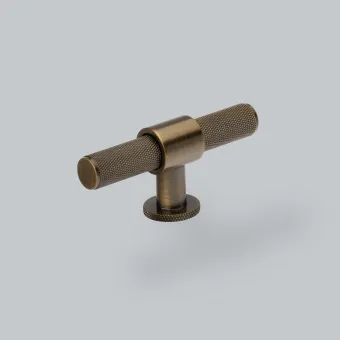 Knob Belgravia T L82mm polished nickel 