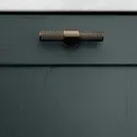 Knob Belgravia T L82mm polished nickel 