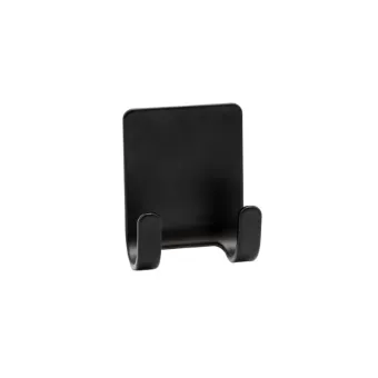 Stiklo valytuvas BASE su klijuojamu laikikliu 57x45x25mm, matinė juoda