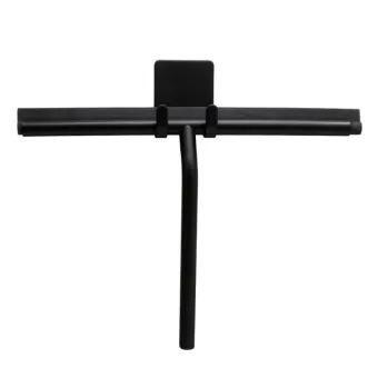 Shower squeegee BASE with self-adhesive holder 57x45x25mm matt black