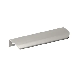 Edge pull profile handle LENTIS, for screw fixing, CC256mm, L266mm, anodized aluminum