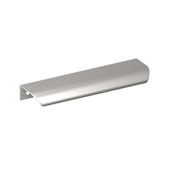 Edge pull profile handle LENTIS, for screw fixing, CC256mm, L266mm, chrome