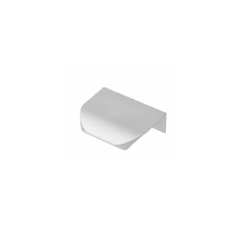 Edge pull profile handle LENTIS, for screw fixing, CC32mm, L52mm, anodized aluminum