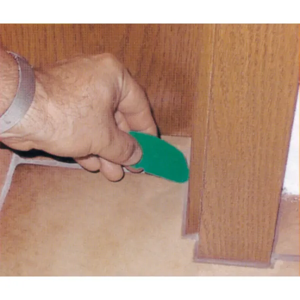 Radius jig, for even removal of filler in hollow joints