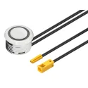 Touch dimmer swith In-Line Loox5, with orientation light, Ø17mm, 12V, 2m, chrome