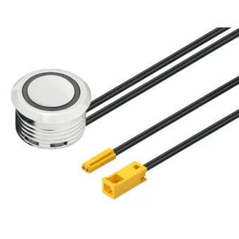 Touch dimmer swith In-Line Loox5, with orientation light, Ø17mm, 12V, 2m, chrome