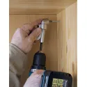 Offset screwdriver, Wiha, 105°, magnetic, with 1/4'' connection and holder