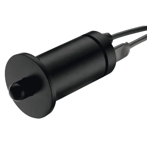 Jungiklis mechaninis durelėms Ø12mm, su laidu juoda