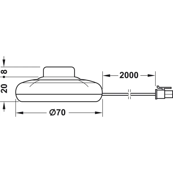 Foot switch, Häfele Loox