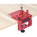 Drill guide set, Häfele Red Jig, for Ø35mm concealed hinges, drilling dim. 48/6