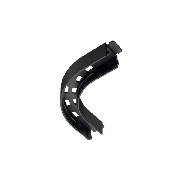 Profile corner connector OneCable, for connection on one room level, 90°, black