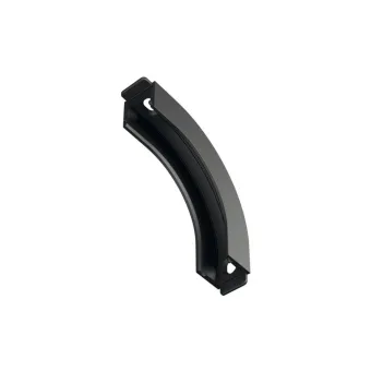 Profile corner connector OneCable, for connection between two room levels, 90°, black