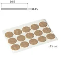 Dangtelis klijuojamas D20 limba (291plr2)(15vnt)