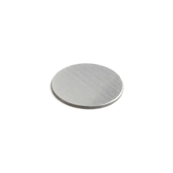 Adhesive hole cover Ø13mm aluminum (20 pcs/sheet)