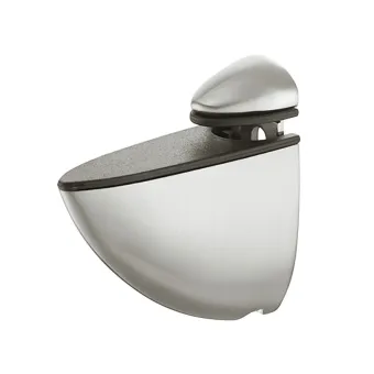 Shelf support with clamp, Design, for wood and glass