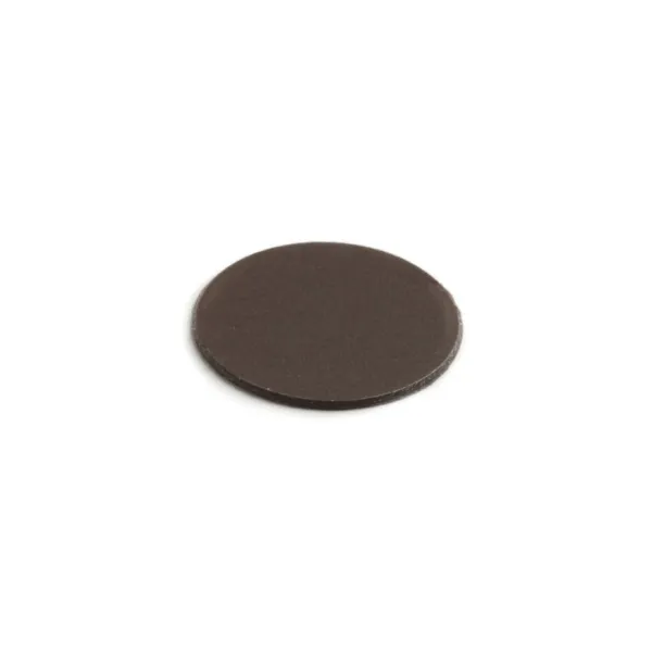 Adhesive hole cover Ø13mm brown dark smooth (20 pcs/sheet)