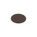 Adhesive hole cover Ø20mm brown dark smooth (15 pcs/sheet)