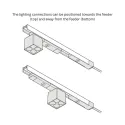 Ribbon flat cable for profile OneCable, 10m, black