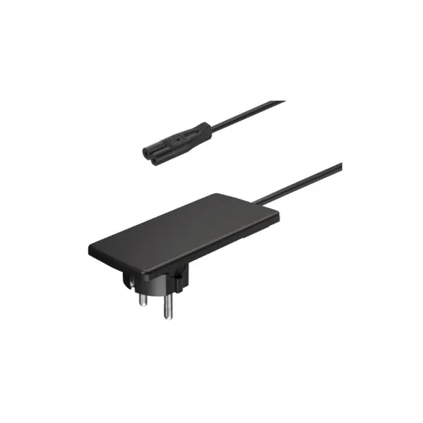 Mains lead for driver OneCable, Extremely flat, EU 230V C7, L300mm, black