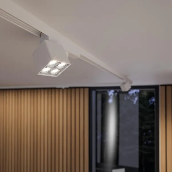 Šviestuvas LED Spot 4 TT OneCable, 80l, 24V, 5W, Multi-White, 2700-5000K, juoda