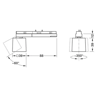 Šviestuvas LED Spot 4 TT OneCable, 40l, 24V, 5W, Multi-White, 2700-5000K, juoda