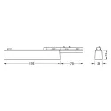 Spotlight LED Spot 9 OneCable, 80l, 24V, 16W, Multi-White, 2700-5000K, black